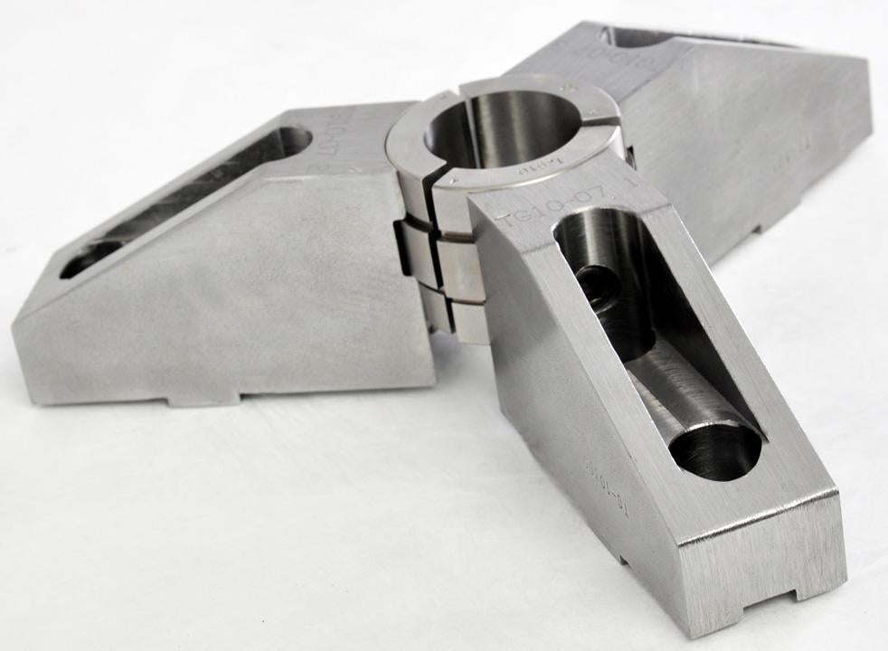 Top Jaws for Collet Pads - Part # CPJ-KT1000WS5-Y - Exact Tooling