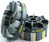 125mm x 18mm - 320 Grit - Nampower™ Nylon Abrasive Turbine Brush - Exact Tooling