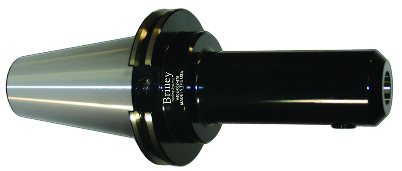 1/4 CAT40 Tru Position - Eccentric Bore Side Lock Adapter with a 4-1/2 Gage Length with Surround Coolant - Exact Tooling