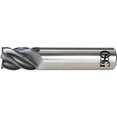 VGM5-LN-07500CR0.19-SS - 3/4″ Dia. × 3/4″ Shank × 2-1/4″ DOC × 4″ OAL, Carbide, EXO, 5 Flute, 0.19″ Corner Radius, End Mill - Exact Tooling