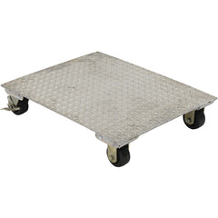 Aluminum Plate Dolly 1.2K lb Cap 24 × 30 - Exact Tooling