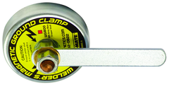 Magnetic Welding Ground - Copper Stud - 3-1/2'' Dia.; 35 lbs Holding Capacity - Exact Tooling