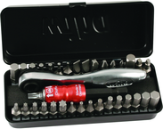 34PC COMPACT BIT SET W/REV RATCHET - Exact Tooling
