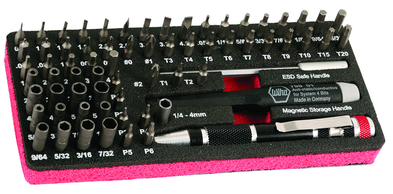 68 Pc. Master Tech ESD Micro Bit Work Station Set - Exact Tooling