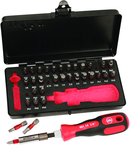 34PC SQ/TX/HEX IMPACT BIT SET - Exact Tooling