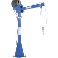 AC Powered Lift Jib Crane 2K 3-5 Ft Boom