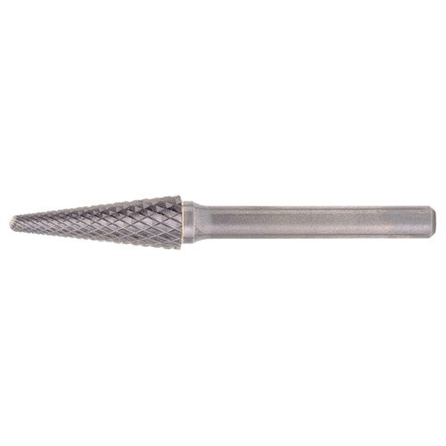 SL-4 Double Cut Solid Carbide Bur-Included Angle Shape - Exact Tooling