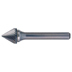 SK-6 Standard Cut Solid Carbide Bur-Included Angle Shape - Countersink - Exact Tooling
