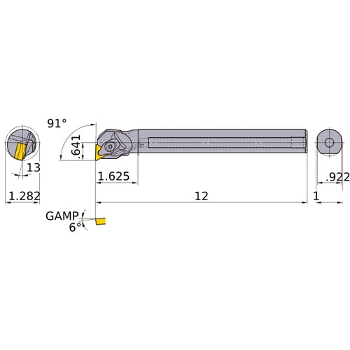 S-DTFNL-163-C BORING BAR