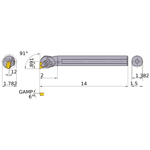 S-DTFNR-243-C BORING BAR