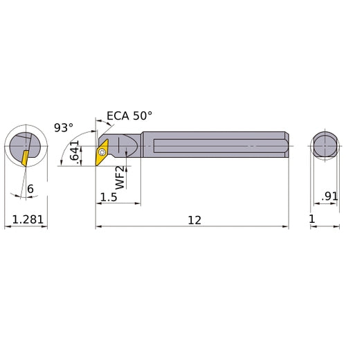 S-SVUCL-163 BORING BAR