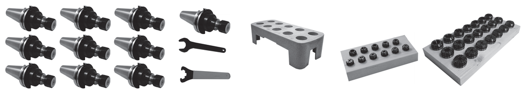 Toolholders - CAT 40 Tooling Package - Part # C40-PKG-HAAS - Exact Tooling