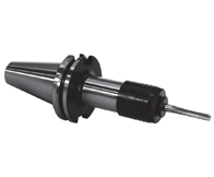 Toolholders - CAT 50 Taper Quick Change V-Flange Tap Holders - Part # C50-10TA352-U - Exact Tooling