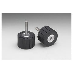 1 1/2 in × 1 in1/4 Dia. Shank Rubber Slotted Expander Wheel Alt Mfg # 77718 - Exact Tooling
