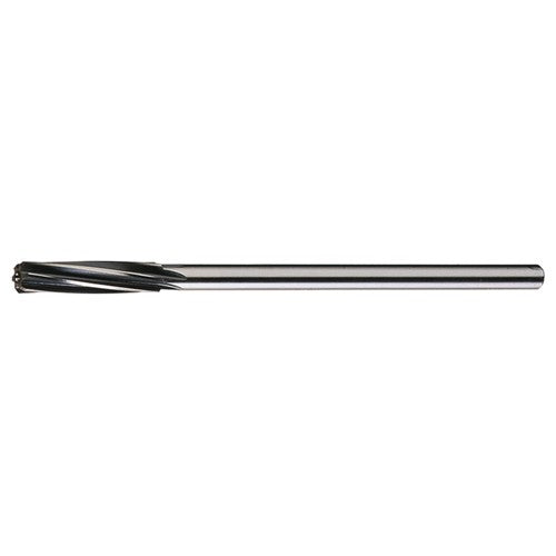 1-1/8 RHS / RHC HSS Straight Shank Spiral Flute Reamer - Bright - Exact Tooling