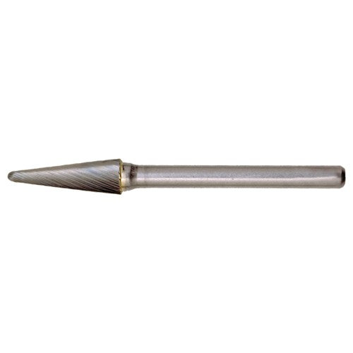 SL-4 Standard Cut Solid Carbide Bur-Included Angle Shape - Exact Tooling