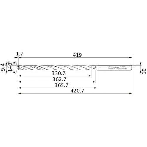 MVS0940X35S100 CARB DRILL