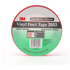 3M Vinyl Duct Tape 3903 Red 2″ × 50 yd 6.5 mil 2 Individually Wrapped Conveniently Packaged - Exact Tooling