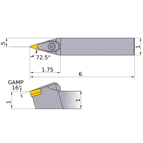 DVVNN-163 TURNING HOLDER