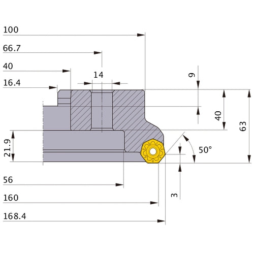 AHX440S-160C16NR MILL