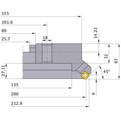 ASX445-200C12R MILL