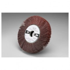 6 x 1 x 1" - 60 Grit - Ceramic Aluminum Oxide - Cloth Wheel 741E - Exact Tooling