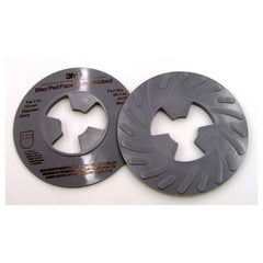 3M Disc Pad Face Plate Ribbed 81734 5″ Medium Gray - Exact Tooling