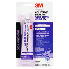 3M Marine Adhesive Sealant 4000 UV Pn05280 White 3 oz Tube - Exact Tooling
