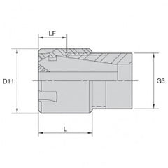 LER08M LOCKNUT - Exact Tooling