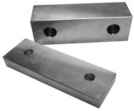 Machined Aluminum Vice Jaws - SBM - Part #  VJ-6A080212M - Exact Tooling