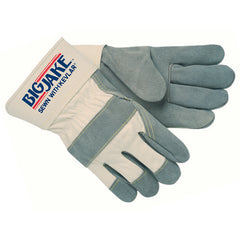 Big Jake Leather Palm Gloves - Sewn w/Kevlar - Size Medium - Exact Tooling