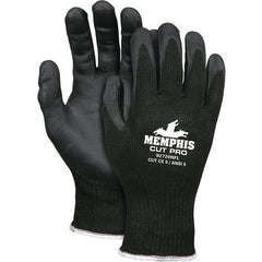 MCR Safety Cut Pro Glove - 10 Gauge HyperMax Shell - Nitrile Foam Coated Palm and Fingertips - Size Medium - Exact Tooling