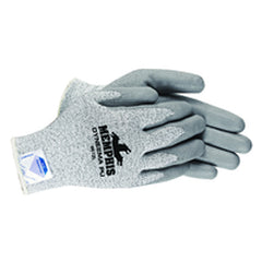 MCR Safety Cut Pro Gloves - 13 Gauge Dyneema Diamond Technology - PU Palm Coating - Size Medium - Exact Tooling
