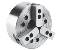 Strong Power Chucks - NB-200 Series 3 Jaw Extra Large Bore Chucks - Part # K-210A08-NB-B - Exact Tooling