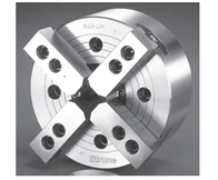 Strong Power Chucks - NIT-200 Series Chucks - 4 Jaw - Part # K-F212A08-NIT-B - Exact Tooling