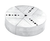 Round Chuck Jaws - Northfield Type Chucks - Chuck Size 8" inches - Part # RNF-8400A - Exact Tooling