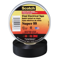 Scotch Vinyl Electrical Tape Super 88 1″ × 36 yd Black - Exact Tooling