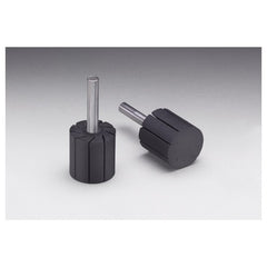 1 in × 1 in1/4 Dia. Shank Rubber Slotted Expander Wheel Alt Mfg # 77717 - Exact Tooling