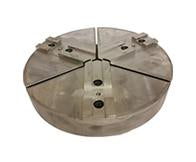 Round Chuck Jaws - Square Serrated Key Type - Chuck Size 10" to 12" inches - Part # RSP-10400A - Exact Tooling