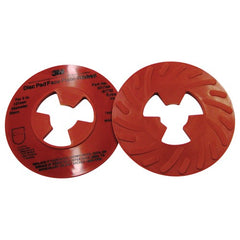 3M Disc Pad Face Plate Ribbed 81732 Extra Hard Red 5″ - Exact Tooling