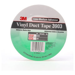 3M Vinyl Duct Tape 3903 White 2″ × 50 yd 6.5 mil 2 Individually Wrapped Conveniently Packaged - Exact Tooling