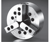 Strong Power Chucks - VA-200 Series 3 Jaw Closed Center Chucks - Part # K-206A06-V-B - Exact Tooling