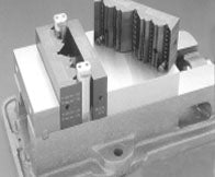 Vertical "Vee" Jaws - Snap Jaws - Part #  6MVJ-250 - Exact Tooling