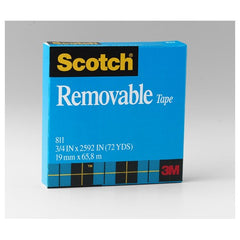 Scotch Removable Tape 811 3/4″ × 2592″ Boxed - Exact Tooling