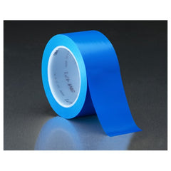 3M Vinyl Tape 471 Blue 3/8″ × 36 yd 5.2 mil 96 rolls per case Individually Wrapped Conveniently Packaged - Exact Tooling