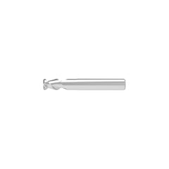 Corner Radius End Mill: 20.00 mm Dia, 32.00 mm LOC, 2.00 mm Radius, 2 Flute, Solid Carbide