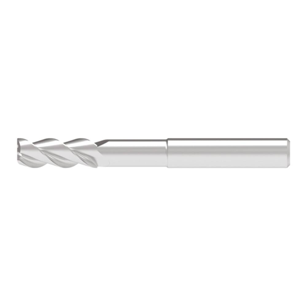 Corner Radius End Mill: 10.00 mm Dia, 26.00 mm LOC, 1.50 mm Radius, 3 Flute, Solid Carbide