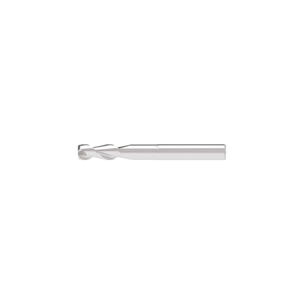 Corner Chamfer End Mill: 9.00 mm Dia, 26.00 mm LOC, 2 Flute, 0.10 mm Chamfer Width, Solid Carbide