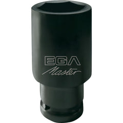Impact Socket: 1-1/2" Drive, 1-7/16" Socket, Hex Drive