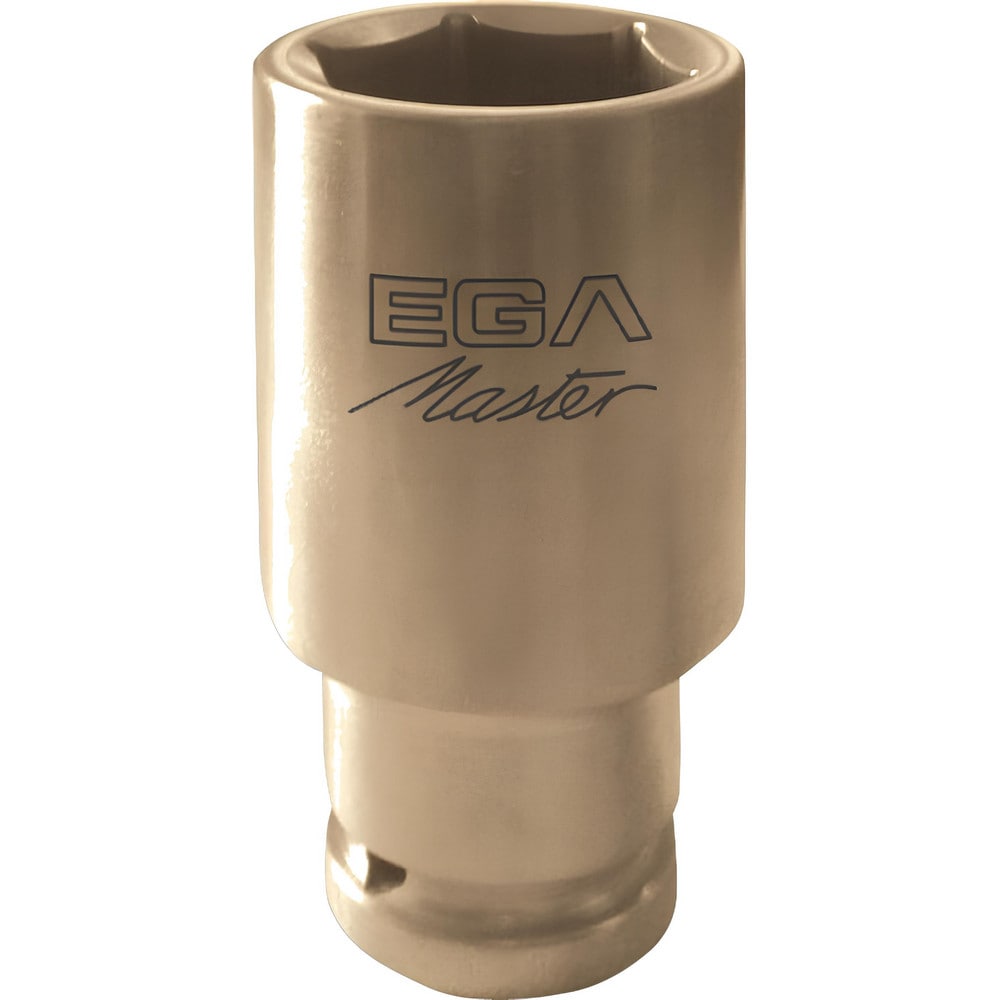 Impact Socket: 3/4" Drive, 1-5/8" Socket, Hex Drive